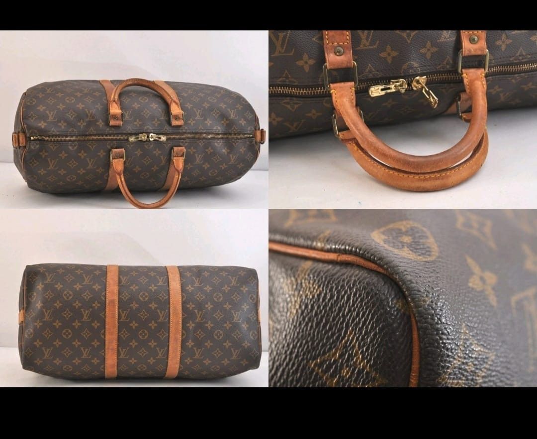 Louis Vuitton Authentic Louis Vuitton Keepall 50 Bando in Monogram Size ONE SIZE - 5 Thumbnail