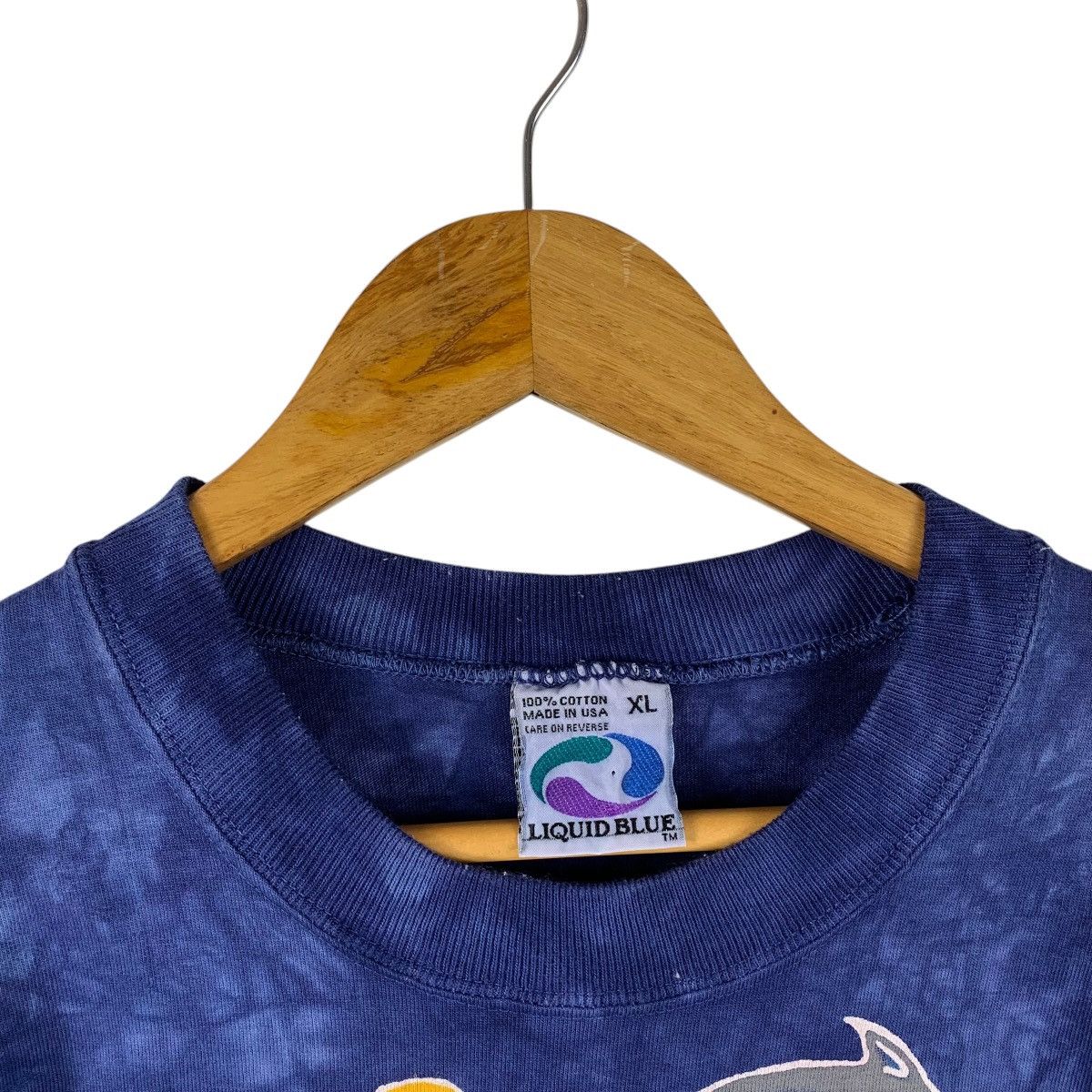 Liquid Blue Vintage 90s LIQUID BLUE Ian bohorquez dolphin tye dey tee Size US XL / EU 56 / 4 - 5 Thumbnail