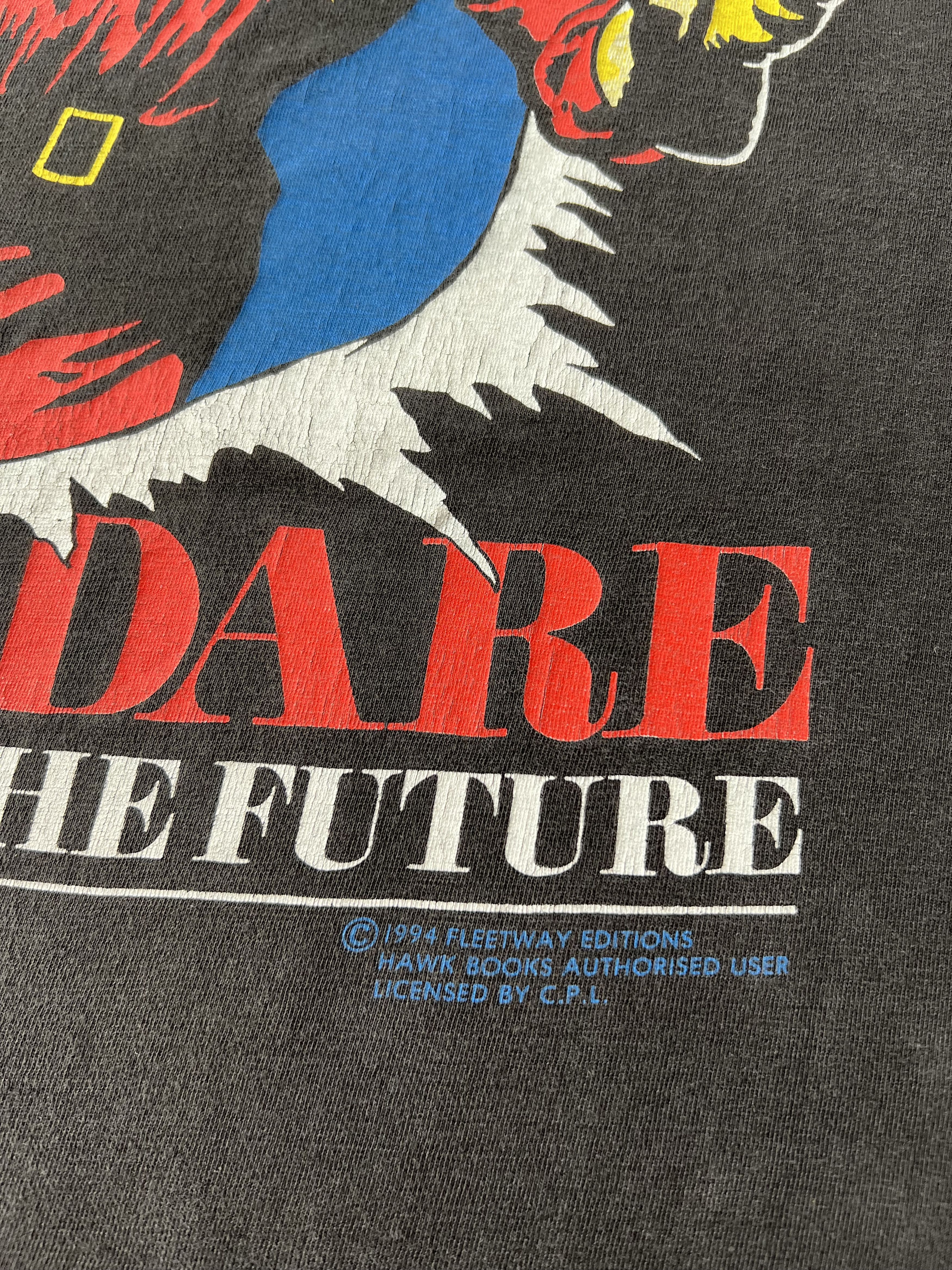 Vintage Vintage 1994 Dan Dare Pilot of the Future Comics T-shirt Size US XL / EU 56 / 4 - 6 Thumbnail