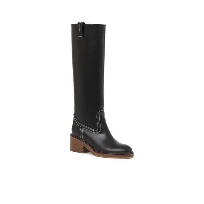 Chloe o1loc1c1024 Mallo Boots in Black Size US 9 / IT 39 - 1 Thumbnail
