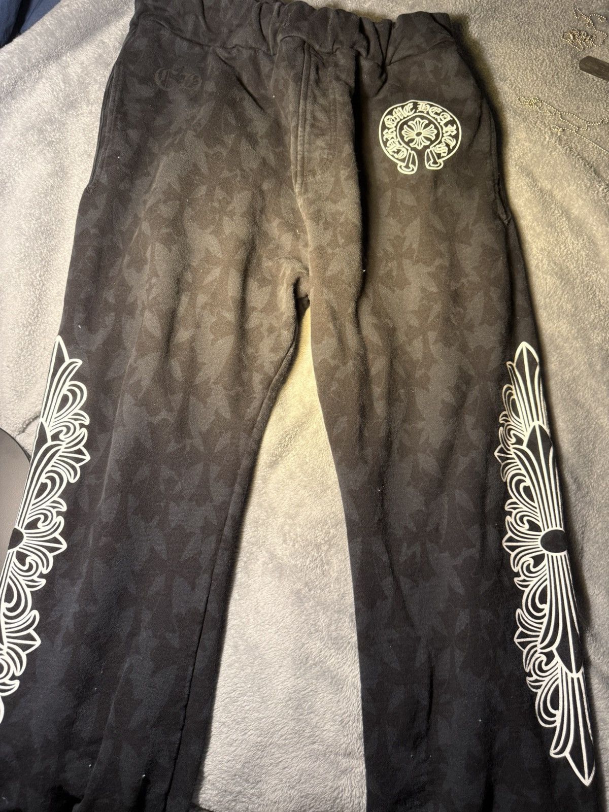 Chrome Hearts Chrome Hearts Cemetery Sweatpants Size L Size US 33 - 10 Thumbnail