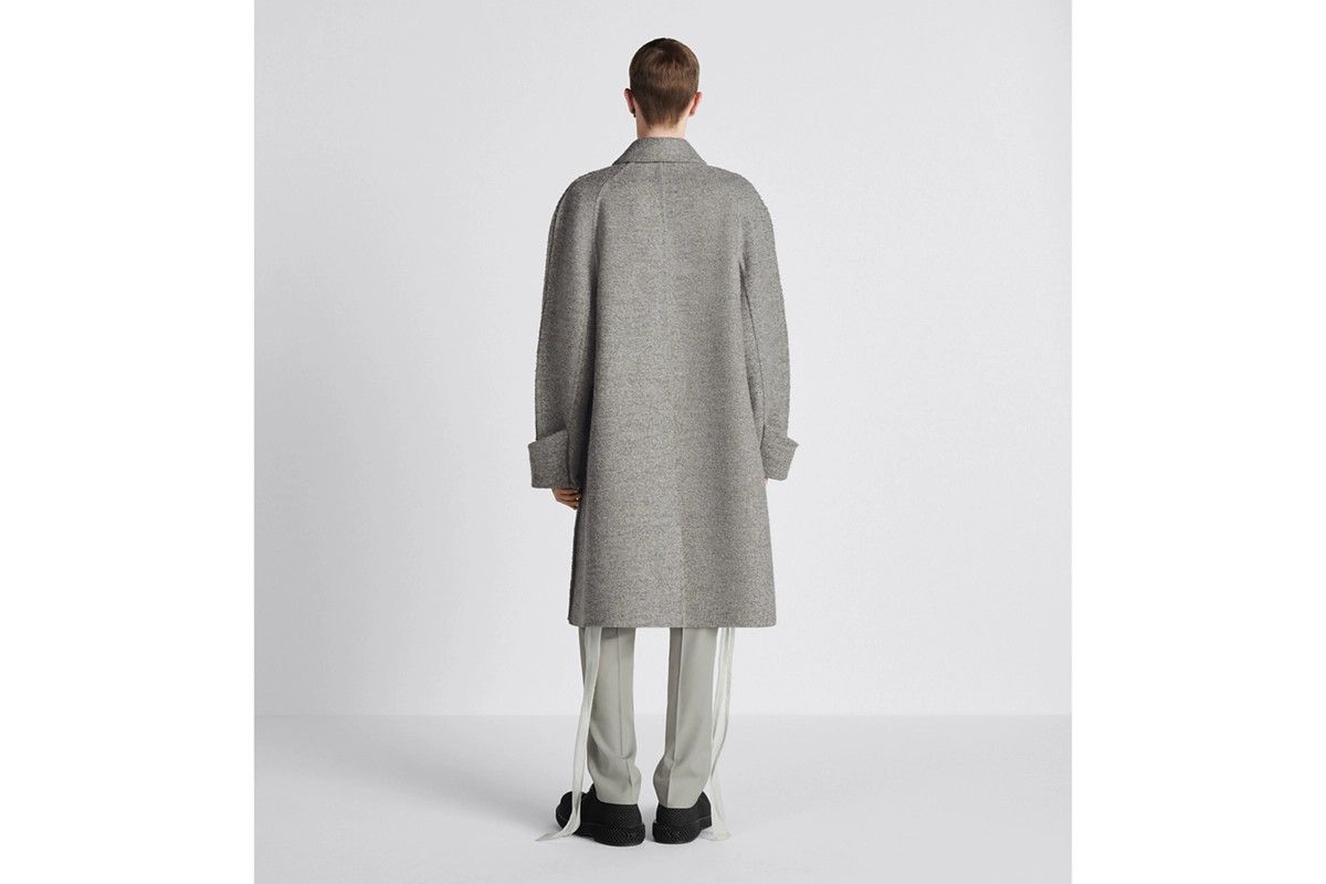 Dior o1w1db11024 Virgin Wool Coat in Grey Size US XXL / EU 58 / 5 - 9 Thumbnail