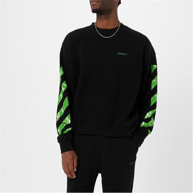 o1g2r1mq0424 Sweatshirts in Black & Green