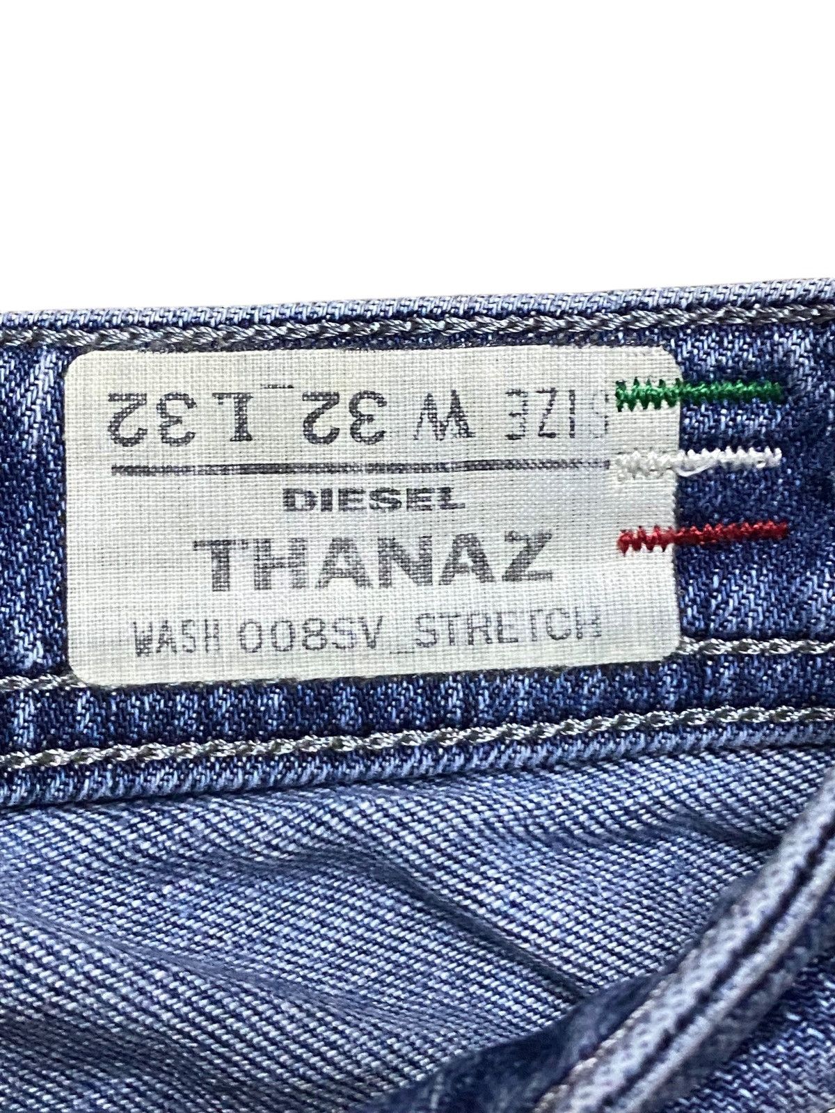 Diesel Vintage Diesel Thanaz Faded Wash Distressed Skinny Jeans Size US 34 / EU 50 - 15 Thumbnail