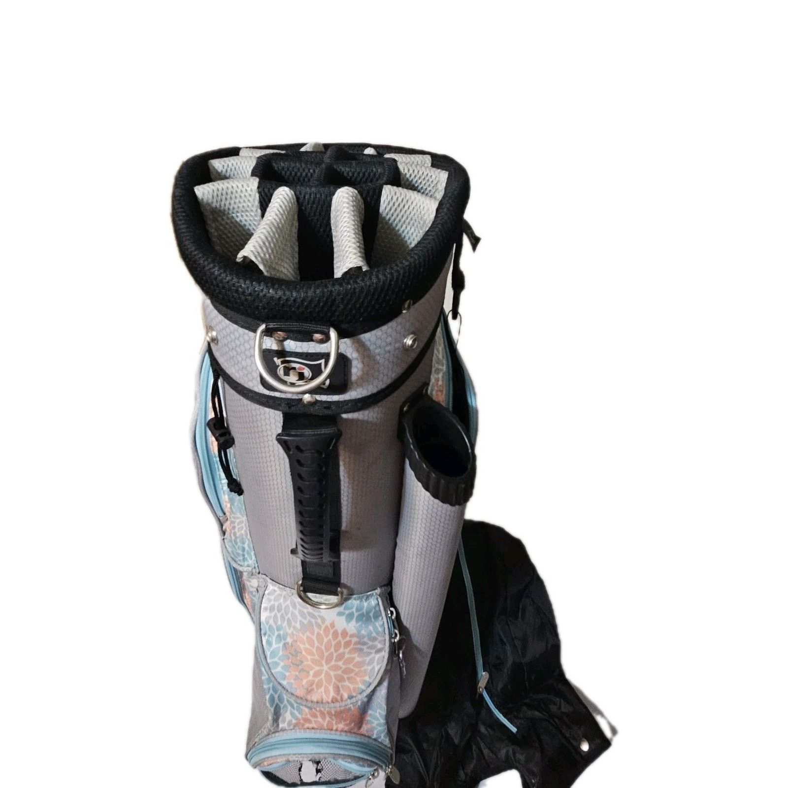 Auburn Sportswear RJ Sports Floral 15 Way Women's Golf Cart Bag Wheels Hood Size ONE SIZE - 4 Thumbnail