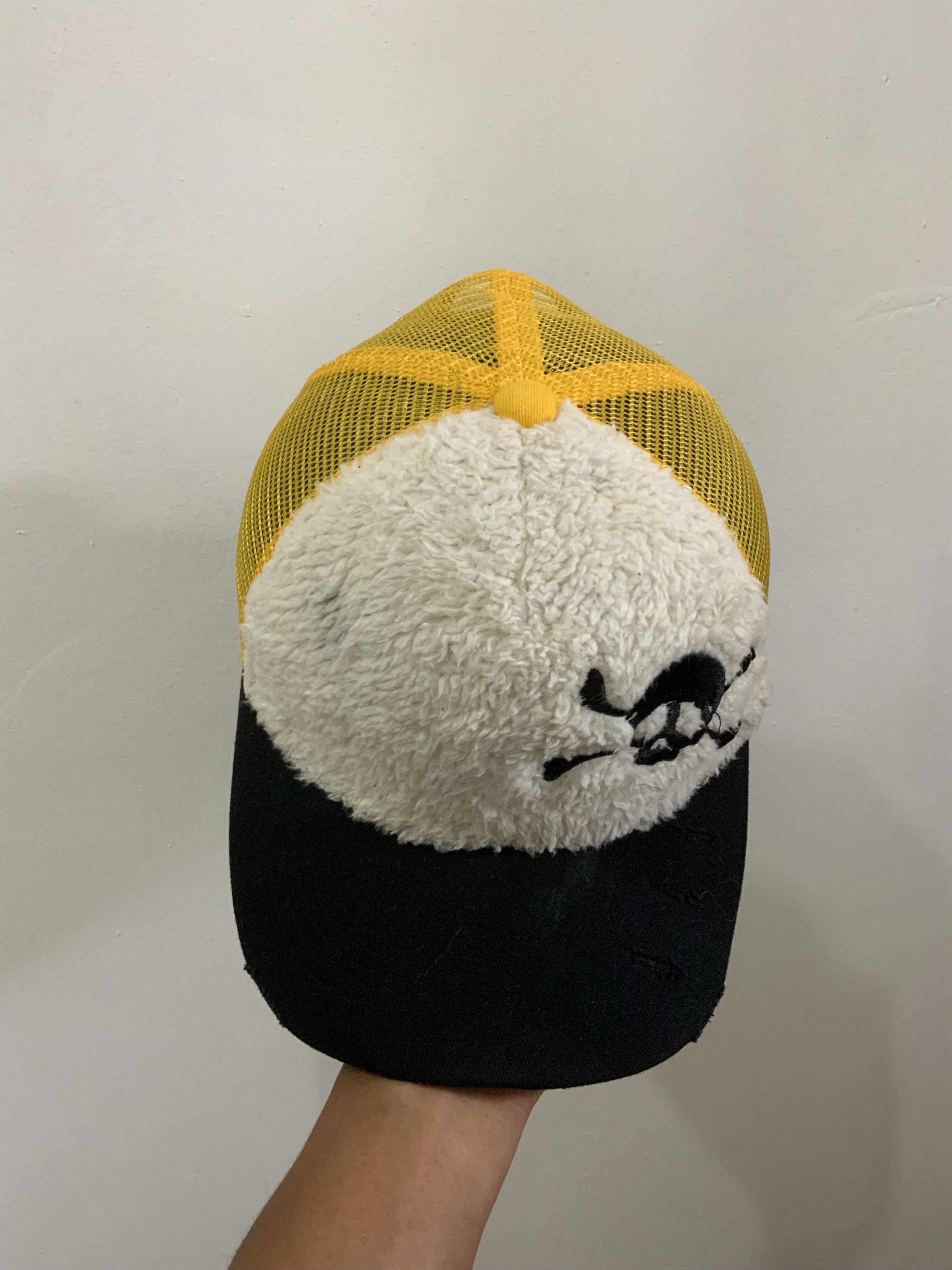 Japanese Brand Shisky Fur Skull Trucker Hat Cap Size ONE SIZE - 6 Thumbnail