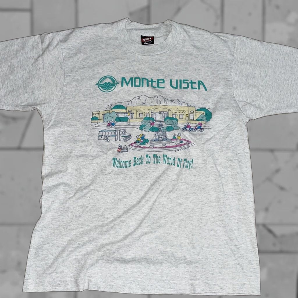 Fruit Of The Loom VINTAGE Fruit of the Loom USA Single Stitch graphic Tee Mens L Shirt White Stitch Men L Size US L / EU 52-54 / 3 - 1 Thumbnail