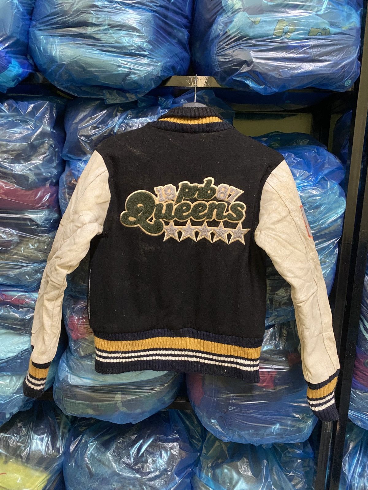 Other VINTAGE PNB QUEEN VARSITY LEATHER JACKET Size S / US 4 / IT 40 - 5 Thumbnail