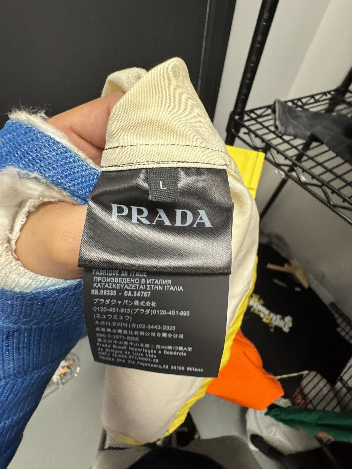 Prada Prada SS20 Double Match Bowling Shirts Release Size US L / EU 52-54 / 3 - 4 Thumbnail