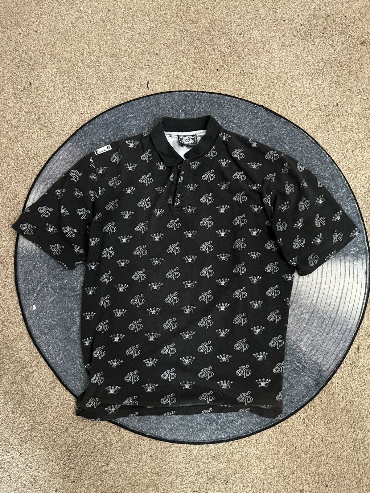 Affliction × Southpole × Vintage Southpole Patterned Polo Size US L / EU 52-54 / 3 - 1 Thumbnail