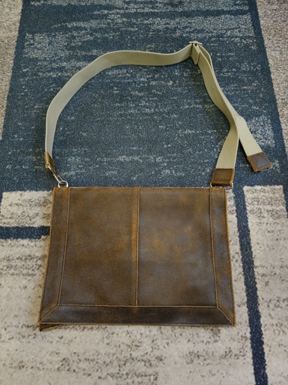 Leather × Vintage CAL PRODUCED HORSE HAIR LEATHER SLING/CROSBODY Size ONE SIZE - 3 Thumbnail