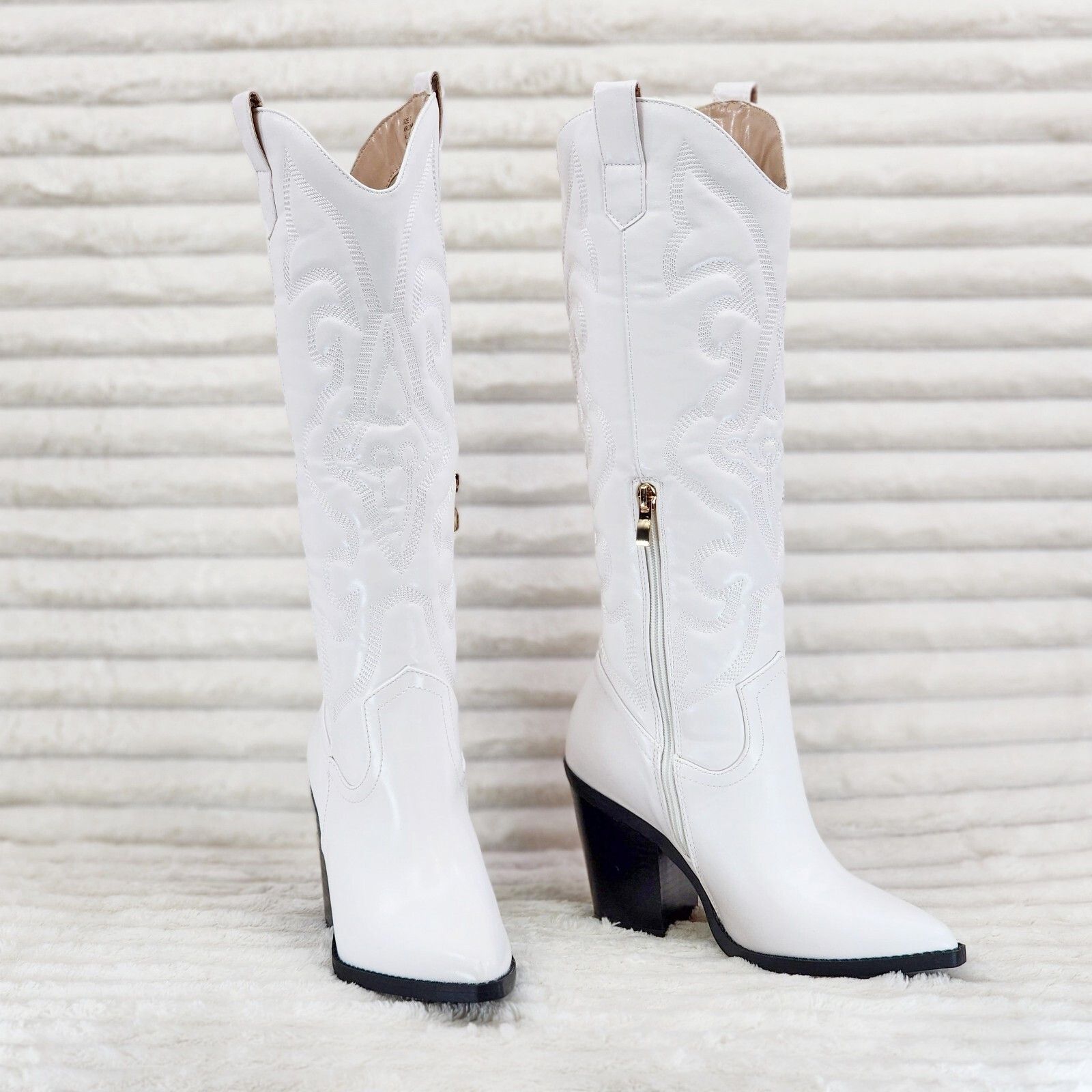 Other Electric Cowboy Faux Leather Matte Western Knee High Cowgirl Size US 8 / IT 38 - 3 Thumbnail