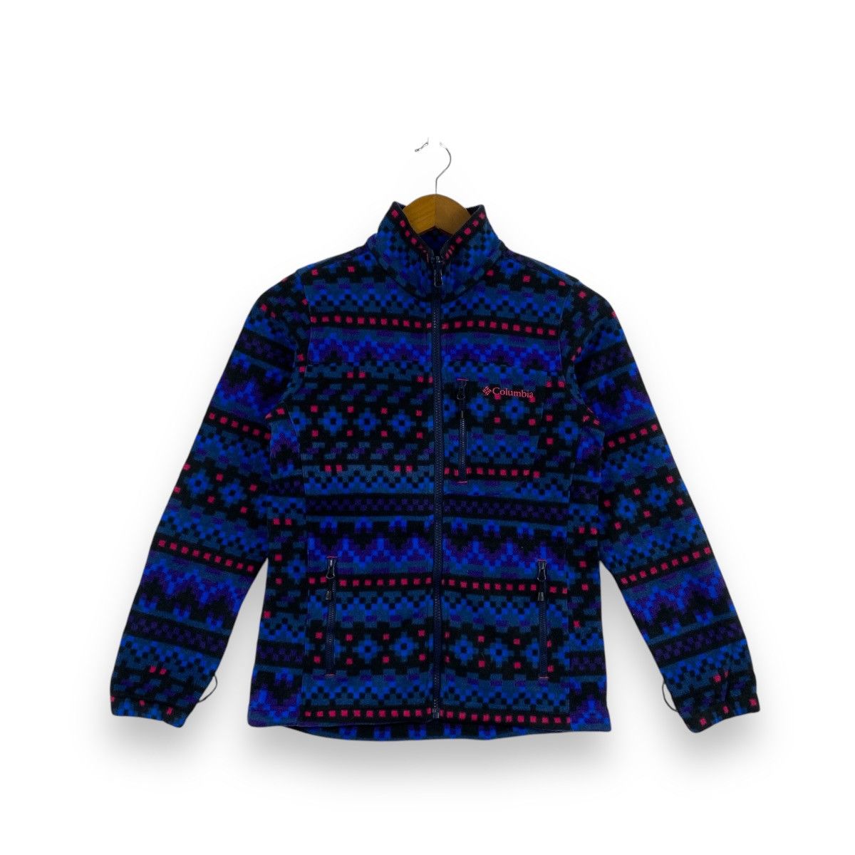 Columbia Vintage COLUMBIA INTERCHANGE Fabric Aztec Navajo Jacket Size S / US 4 / IT 40 - 1 Thumbnail