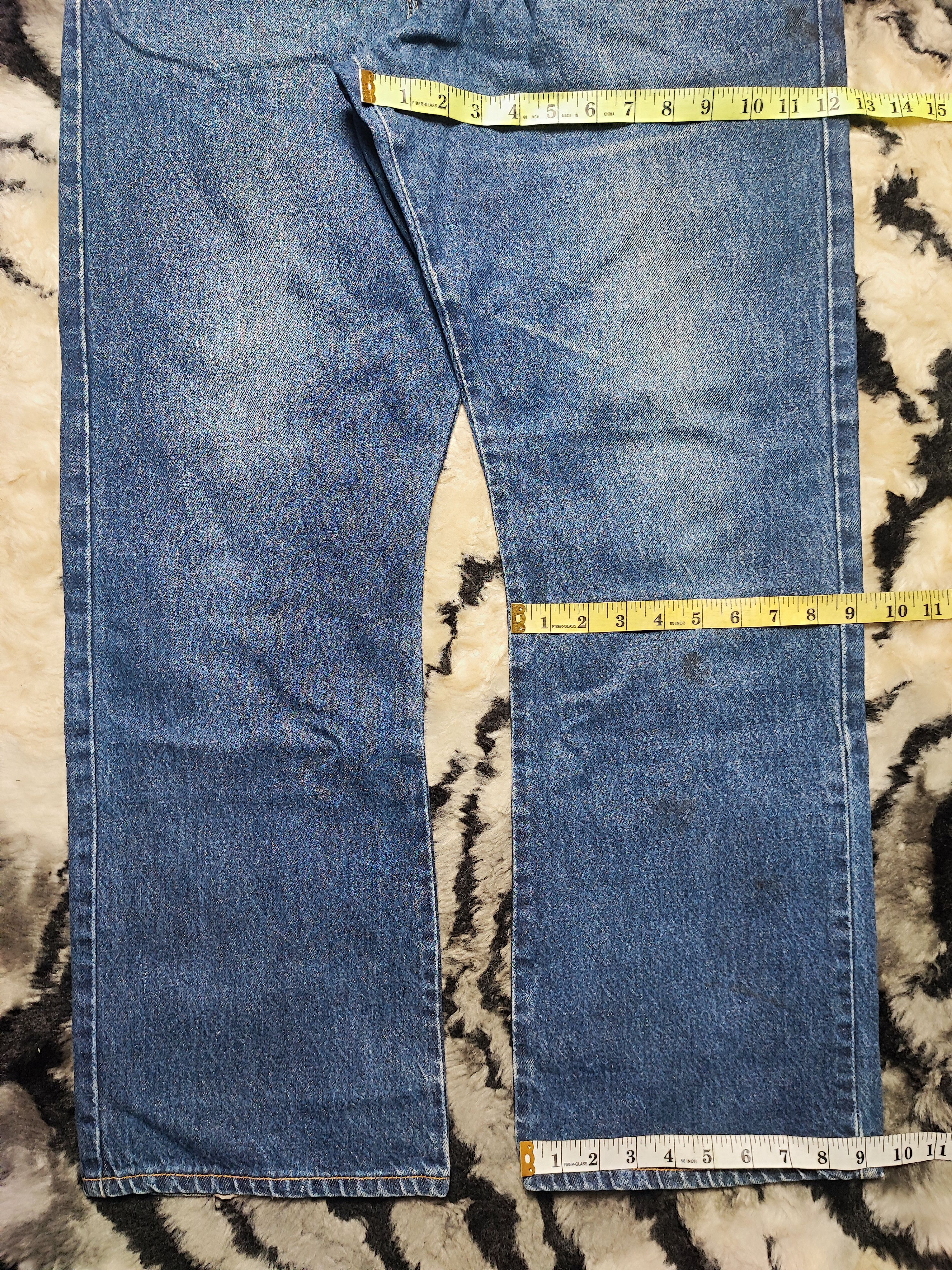 Levi's Vintage Levi's 517 Bootcut Baggy Faded Blue Flare W35X30 Size US 35 - 4 Thumbnail