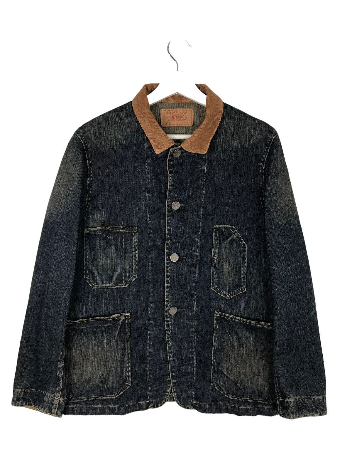Levi's 💥 VINTAGE LEVIS DYED FLARE CHORE JACKET Size US M / EU 48-50 / 2 - 5 Thumbnail