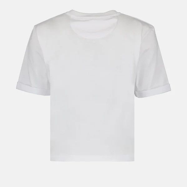 Fendi o1w1db10325 FS9619 T-Shirt in White Size L / US 10 / IT 46 - 2 Thumbnail