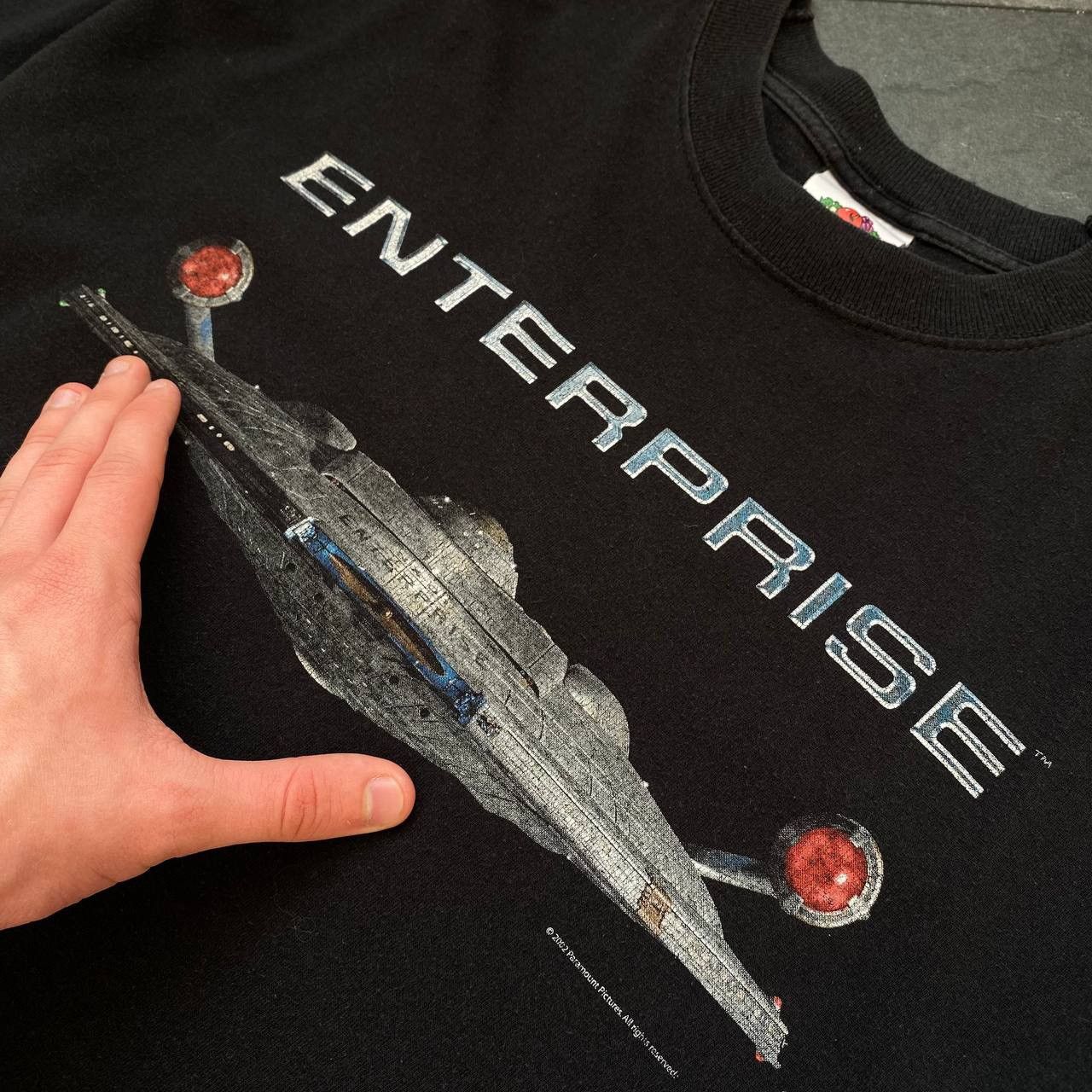 Streetwear × Vintage 2002 STAR WARS ENTERPRISE PARAMOUNT PICTURES TEE Size US L / EU 52-54 / 3 - 3 Thumbnail