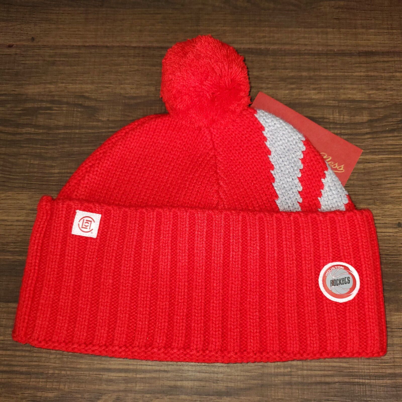 CLOT × Mitchell & Ness CLOT x Houston Rockets Mitchell & Ness NBA Cuff Knit Beanie Size ONE SIZE - 2 Thumbnail