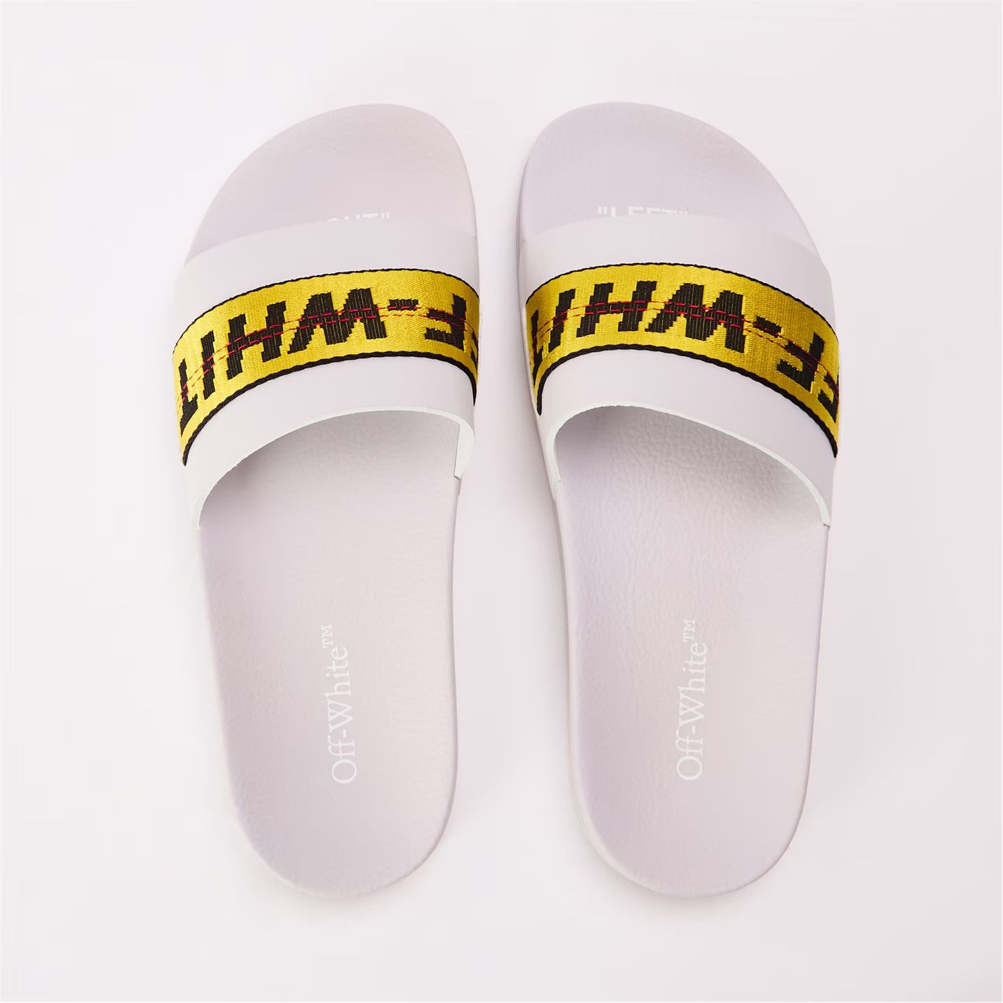 Off-White o1g2r1mq0326 Pool Sliders in Grey Size US 8 / EU 41 - 3 Thumbnail