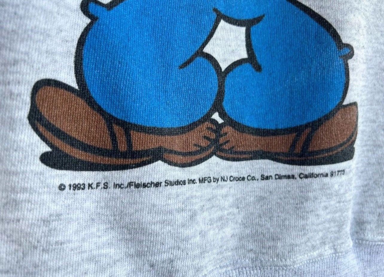 Cartoon Network × Vintage Vintage 90s Popeye Sweater Popeye Crewneck Popeye Sweatshirt Size US L / EU 52-54 / 3 - 8 Thumbnail