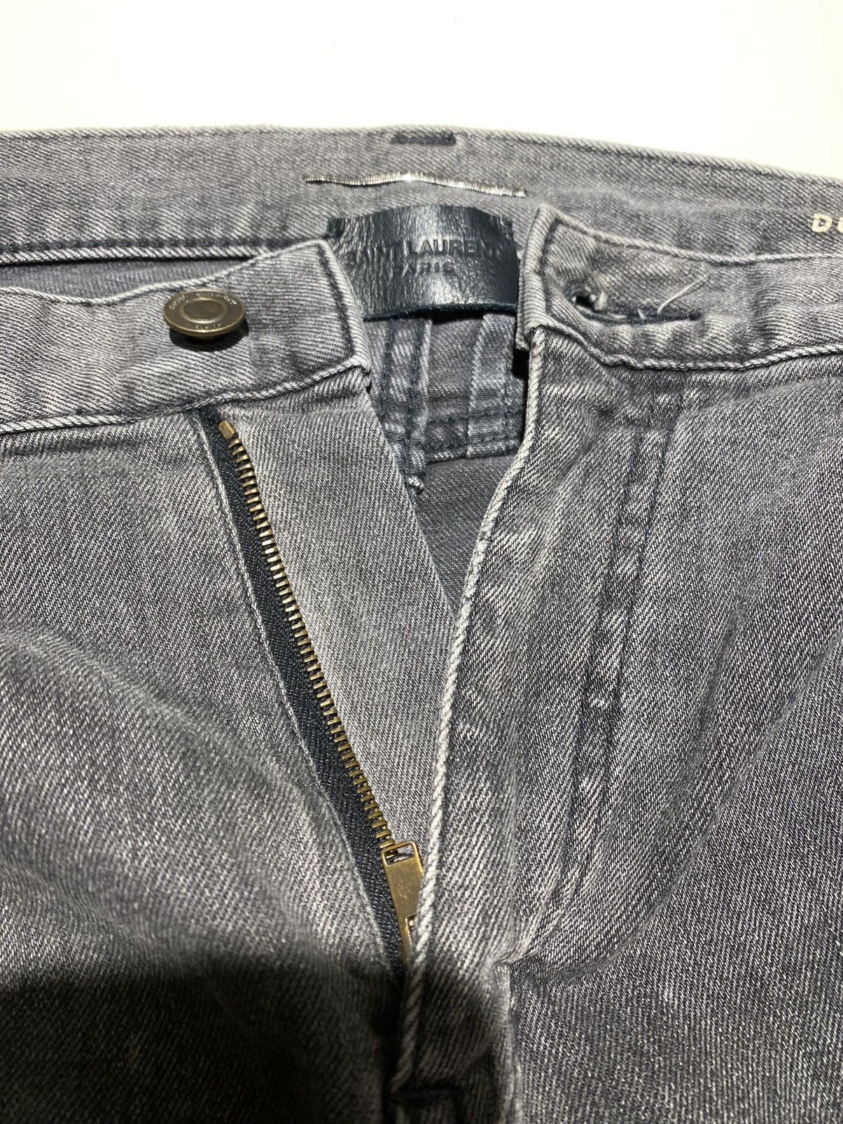Saint Laurent Paris Saint Laurent 2013 DO2 Grey Skinny Jeans Size US 36 / EU 52 - 4 Thumbnail