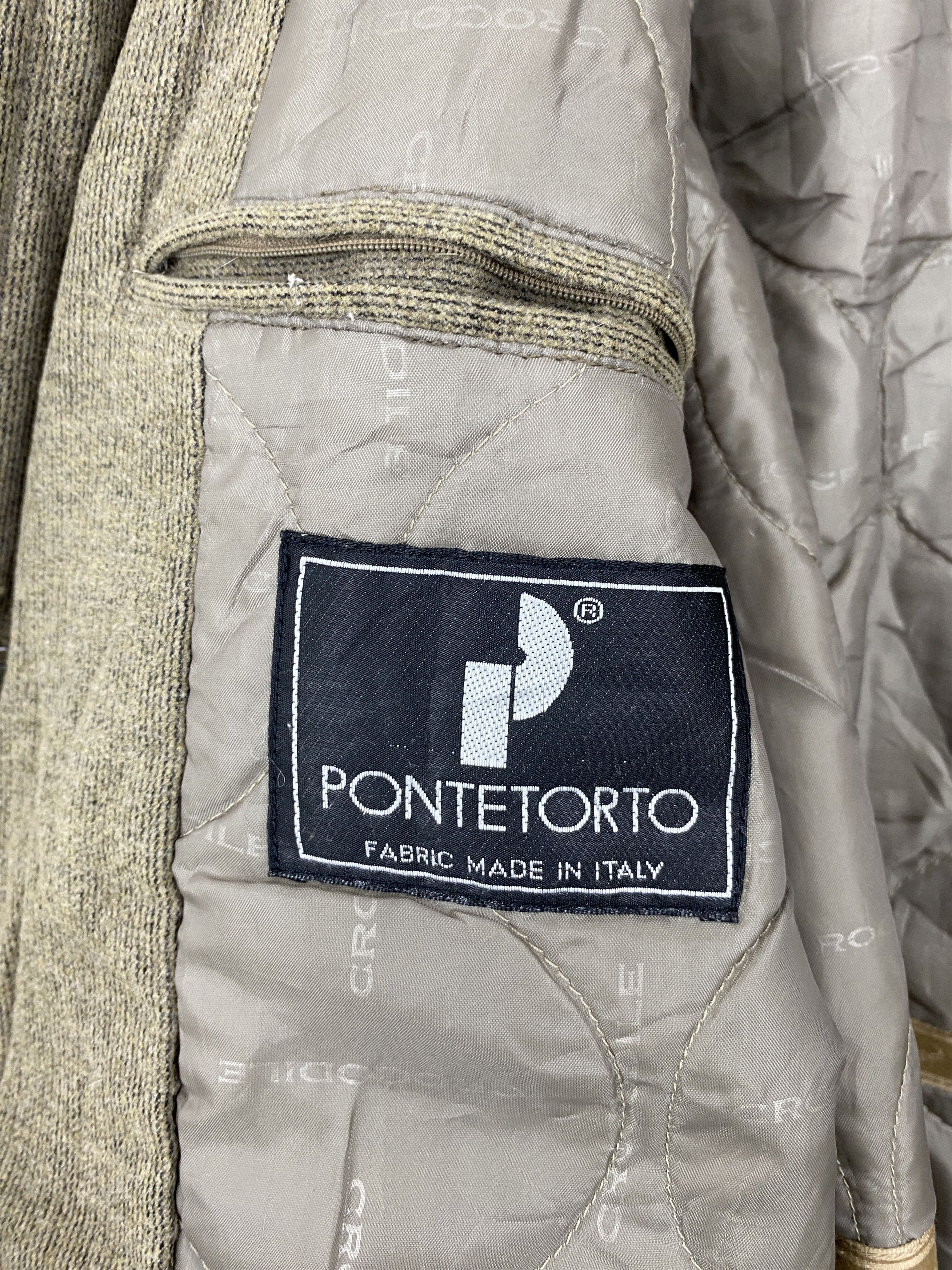 Japanese Brand Vintage Crocodile Ponteroro Zipper Up Jacket Brown JA0083 Size US L / EU 52-54 / 3 - 6 Thumbnail
