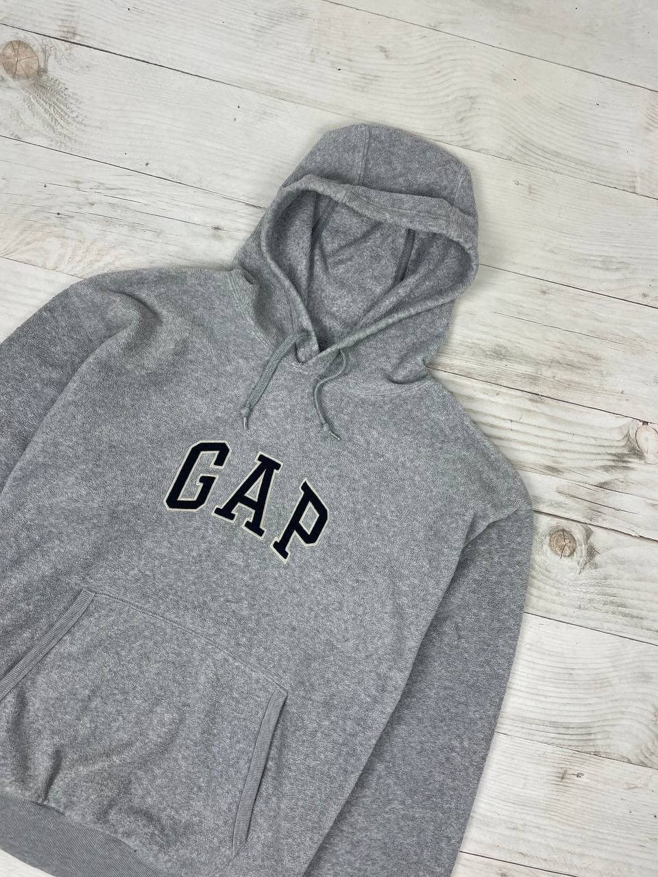 Gap Vintage GAP Fleece Hoodie 90s Big Logo Y2K Size US XL / EU 56 / 4 - 3 Thumbnail