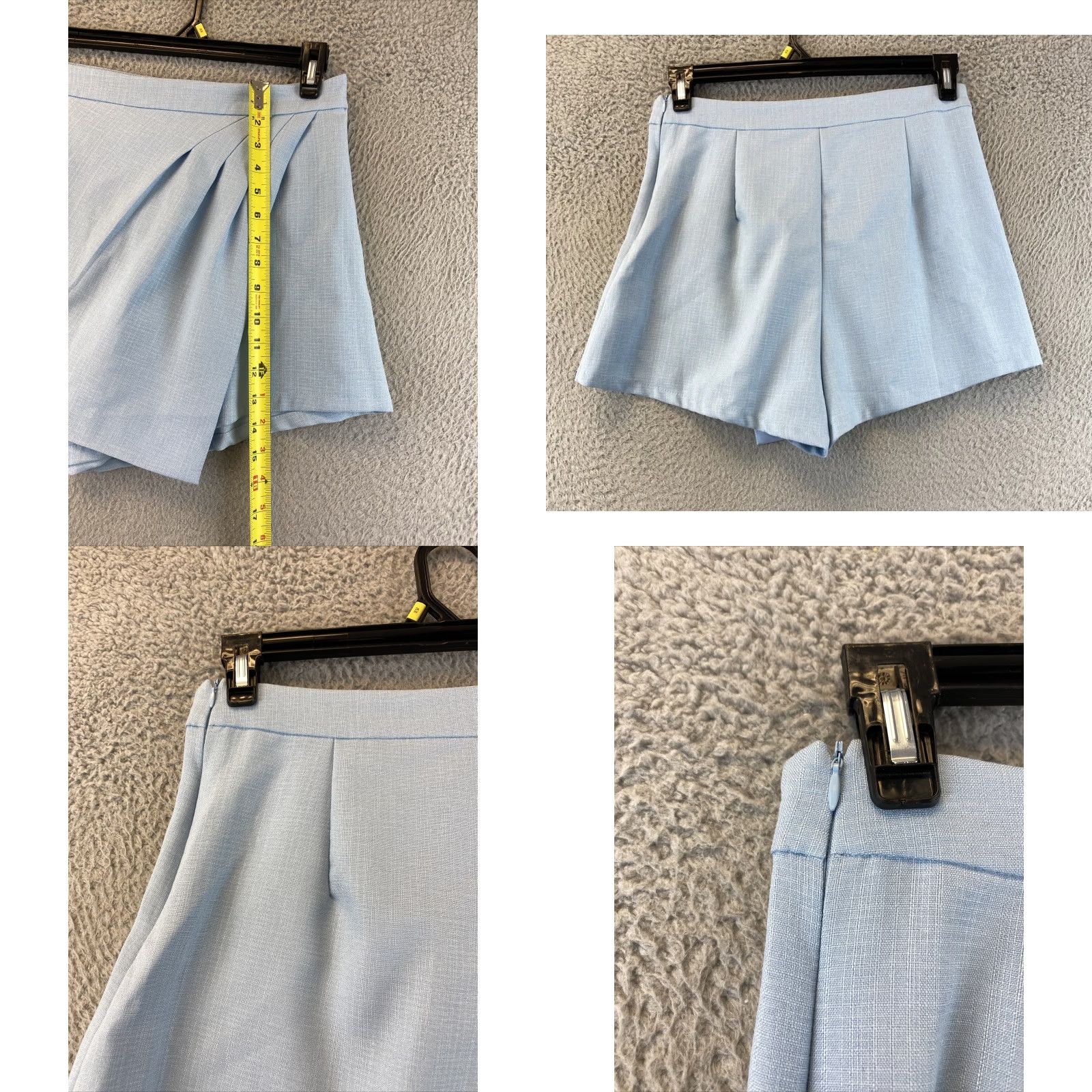 Lulus LULUS Tennis Skort Skirt Women's Short Size M Light Blue Solid Size 32" / US 10 / IT 46 - 8 Thumbnail