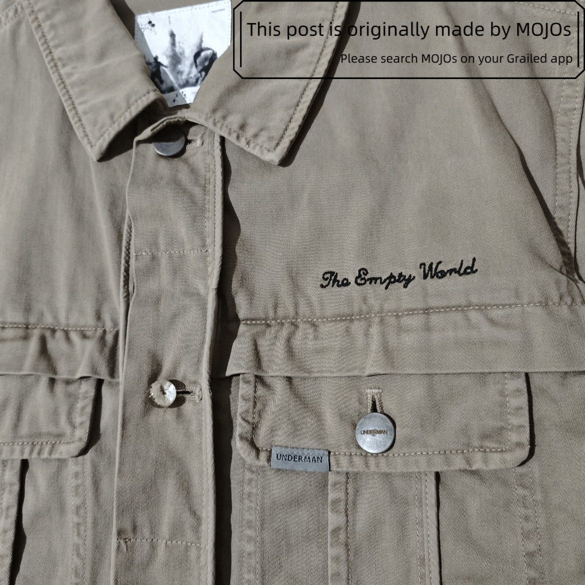 Undercover Sz 3 Undercover 11SS Underman Mud Wash Denim Jacket Size US L / EU 52-54 / 3 - 4 Thumbnail