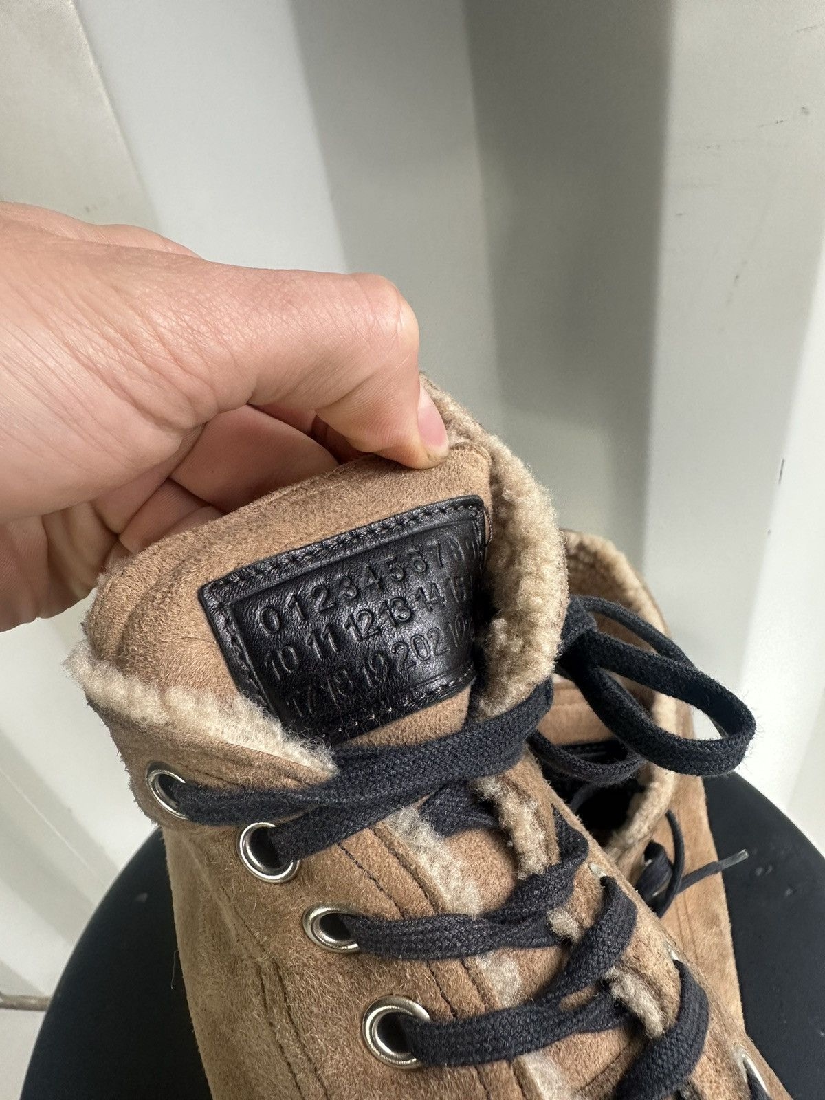 Maison Margiela Shearling Suede Hightop Size US 10 / EU 43 - 6 Thumbnail