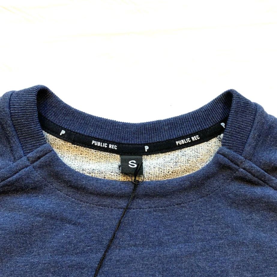Vintage Public Rec Sweater Mens Small Blue Sweatshirt Weekend Crew Pima French Terry Size US S / EU 44-46 / 1 - 5 Thumbnail