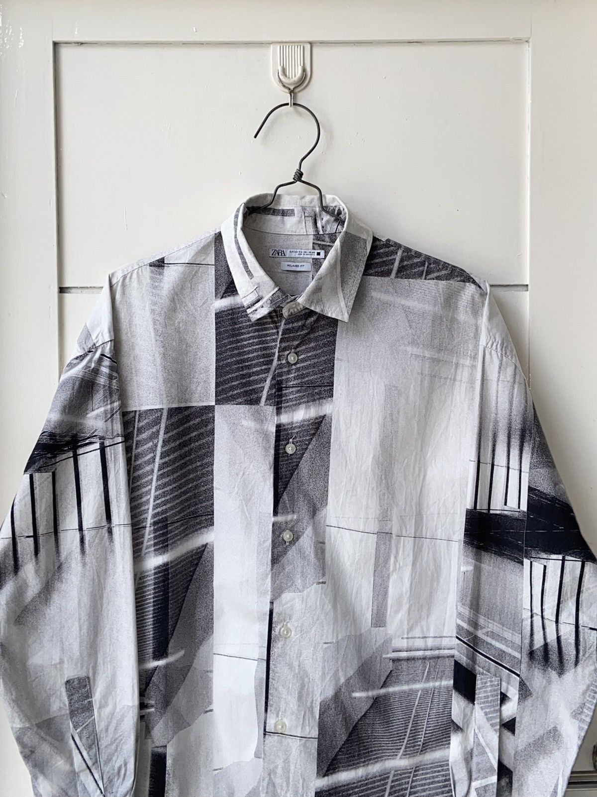 Zara ZARA Motive Shirt Size US XXL / EU 58 / 5 - 2 Thumbnail