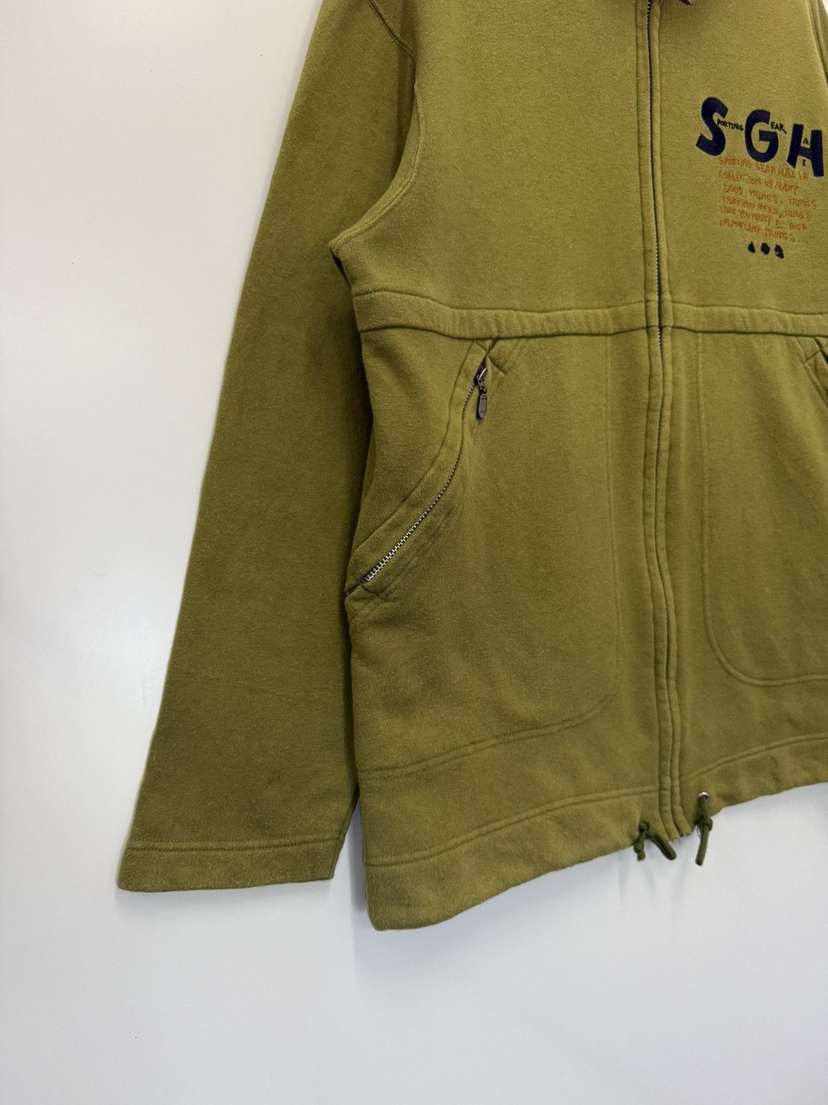 Hai Sporting Gear 🔥 VTG HAI SPORTING GEAR ISSEY MIYAKE SWEAT ZIPPER JACKET -M Size US M / EU 48-50 / 2 - 3 Thumbnail
