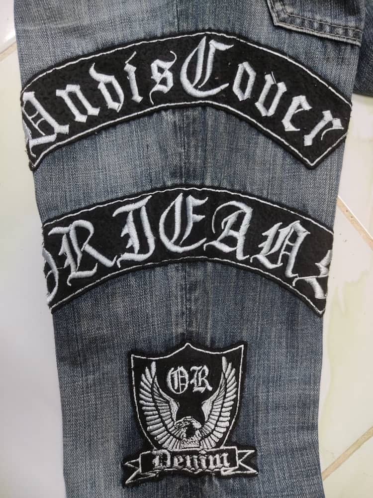 Japanese Brand × Jean SORRIDERE JAPAN JEANS PATCHES EAGLE RARE Size US 31 - 7 Thumbnail
