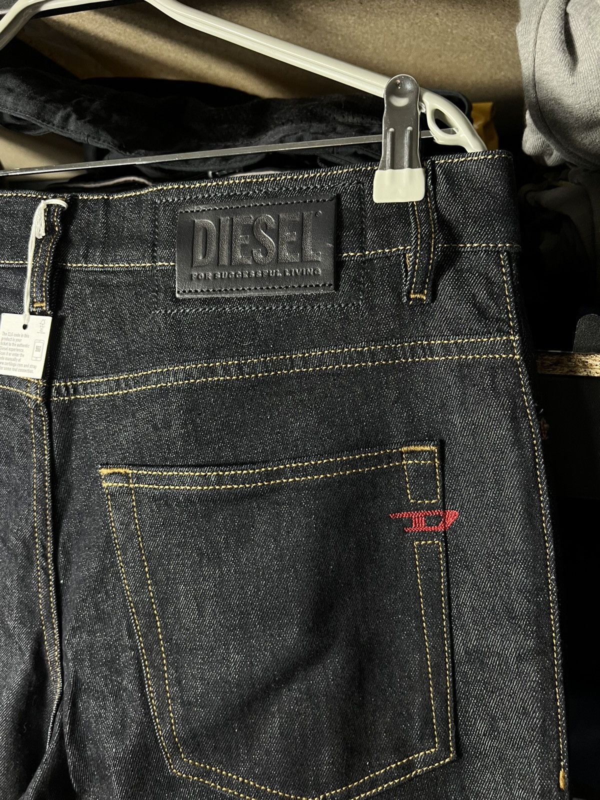 Diesel Diesel Raw Tapered Fit Jeans 🇮🇹 Premium Dark Wash Denim Size US 32 / EU 48 - 15 Thumbnail