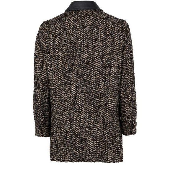 Max Mara MAX MARA Angio Gray Brown Wool Long Coat New & Authentic (Wo Size XS / US 0-2 / IT 36-38 - 2 Thumbnail