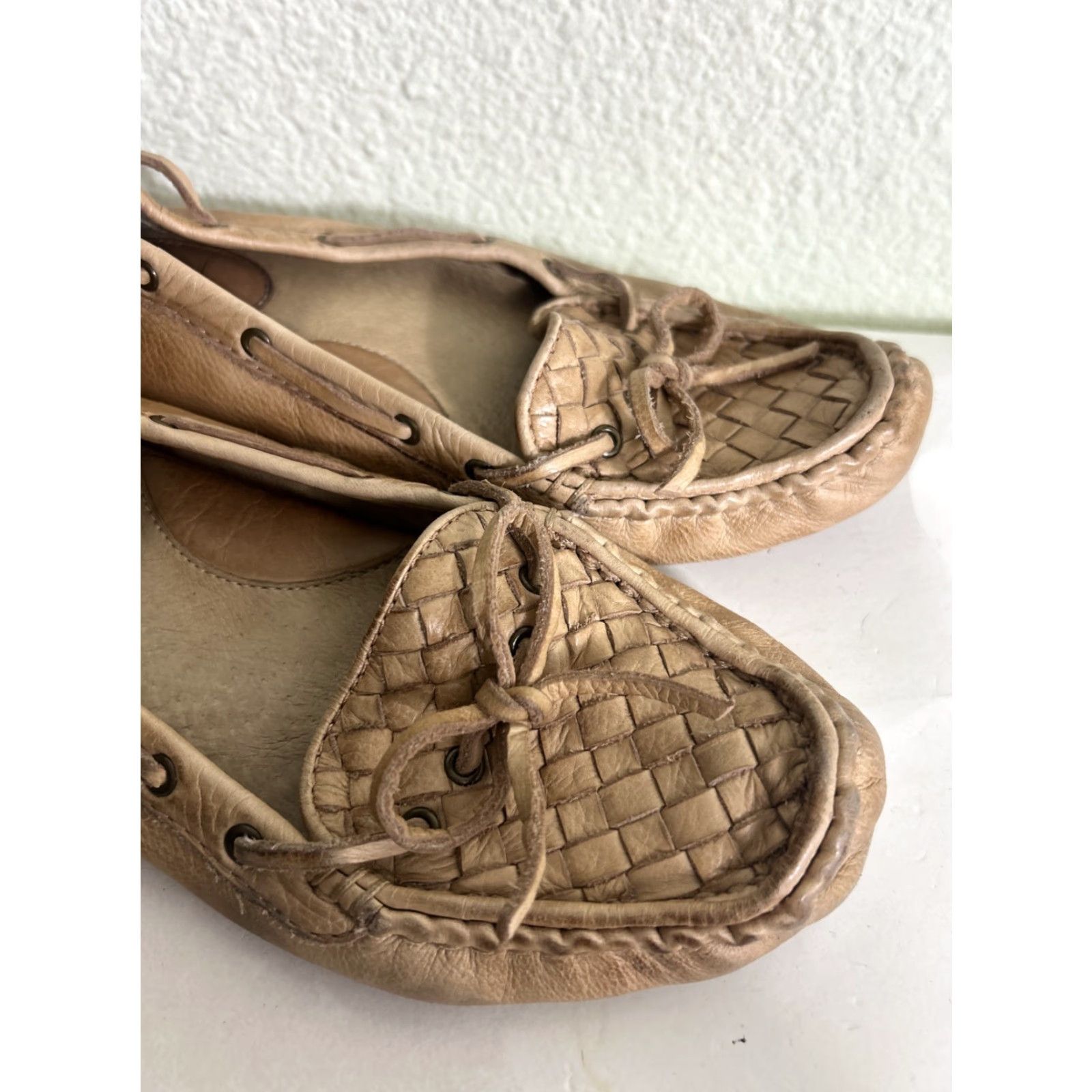 Frye Frye Reagan Woven Moccasin Driving Flats Shirt? Size US 8 / IT 38 - 2 Thumbnail