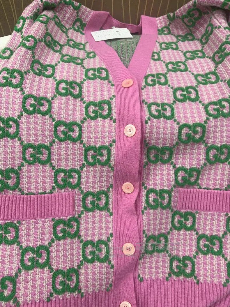 Gucci Gucci Pink old-flowered cardigan coat Size XS / US 0-2 / IT 36-38 - 5 Thumbnail