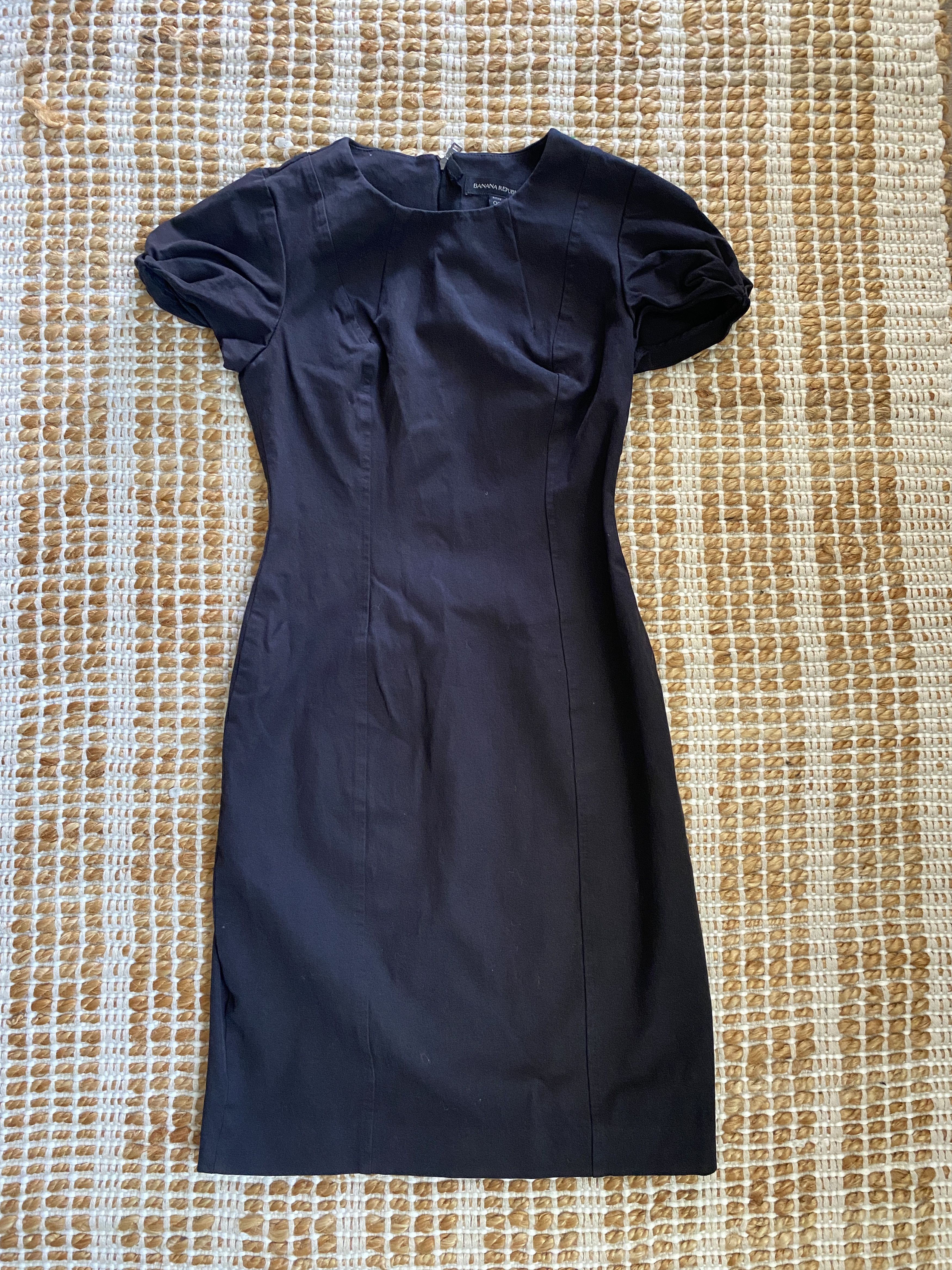 Banana Republic Banana Republic 00 Petite Black Dress – Cap Sleeve LBD Size XXS / US 00 / IT 34 - 12 Thumbnail