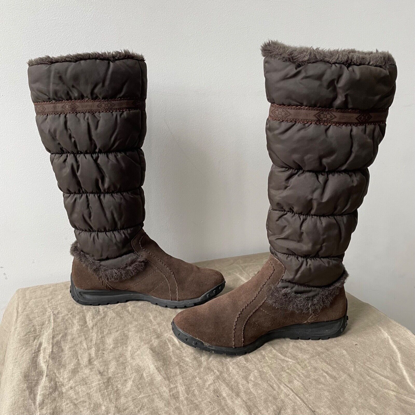 Esprit Esprit Y2K Vintage Snow High Knee Boots 8517AC Size US 8 / IT 38 - 2 Thumbnail