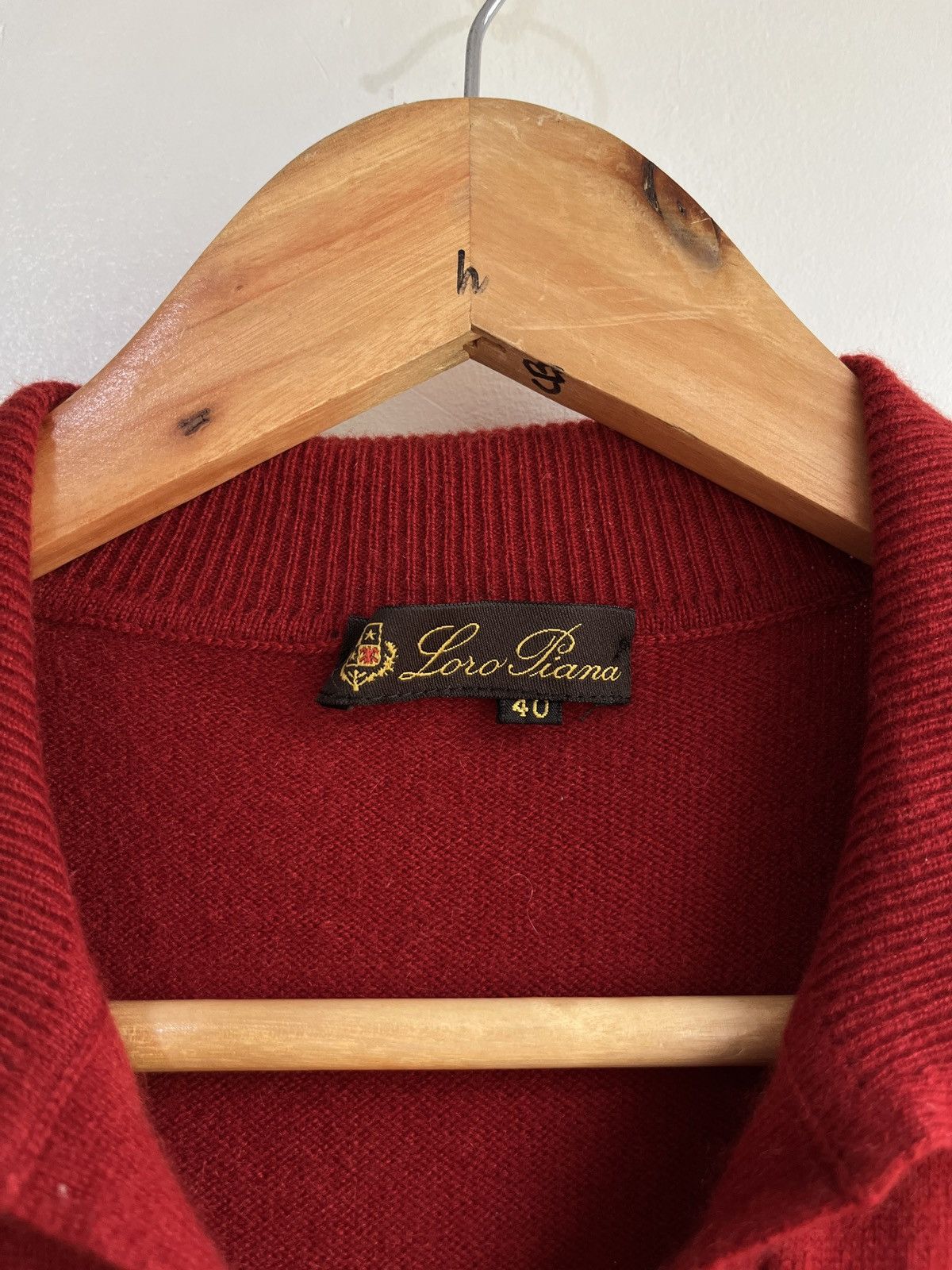 Loro Piana Ribbed Cashmere Open Collar Size S / US 4 / IT 40 - 6 Thumbnail