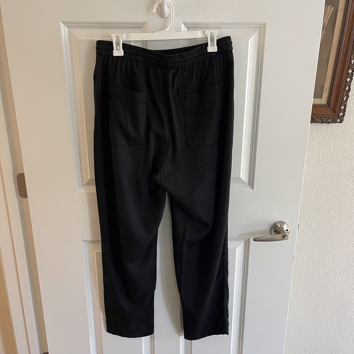 3sixteen Drawstring Pant Black Slub Tencel XL Size US 32 / EU 48 - 3 Thumbnail