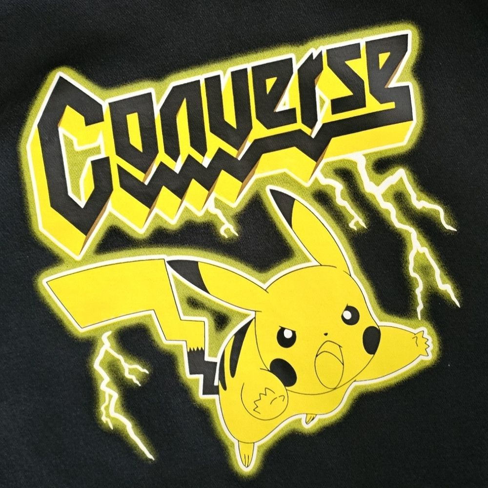 Converse Converse Pokémon Pikachu Men's 25th Celebration Hoodie Size Size US XL / EU 56 / 4 - 4 Thumbnail
