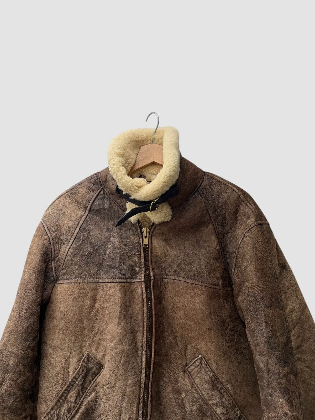 Schott Vintage Schott B-6 Sheepskin Flight Jacket Size US L / EU 52-54 / 3 - 6 Thumbnail