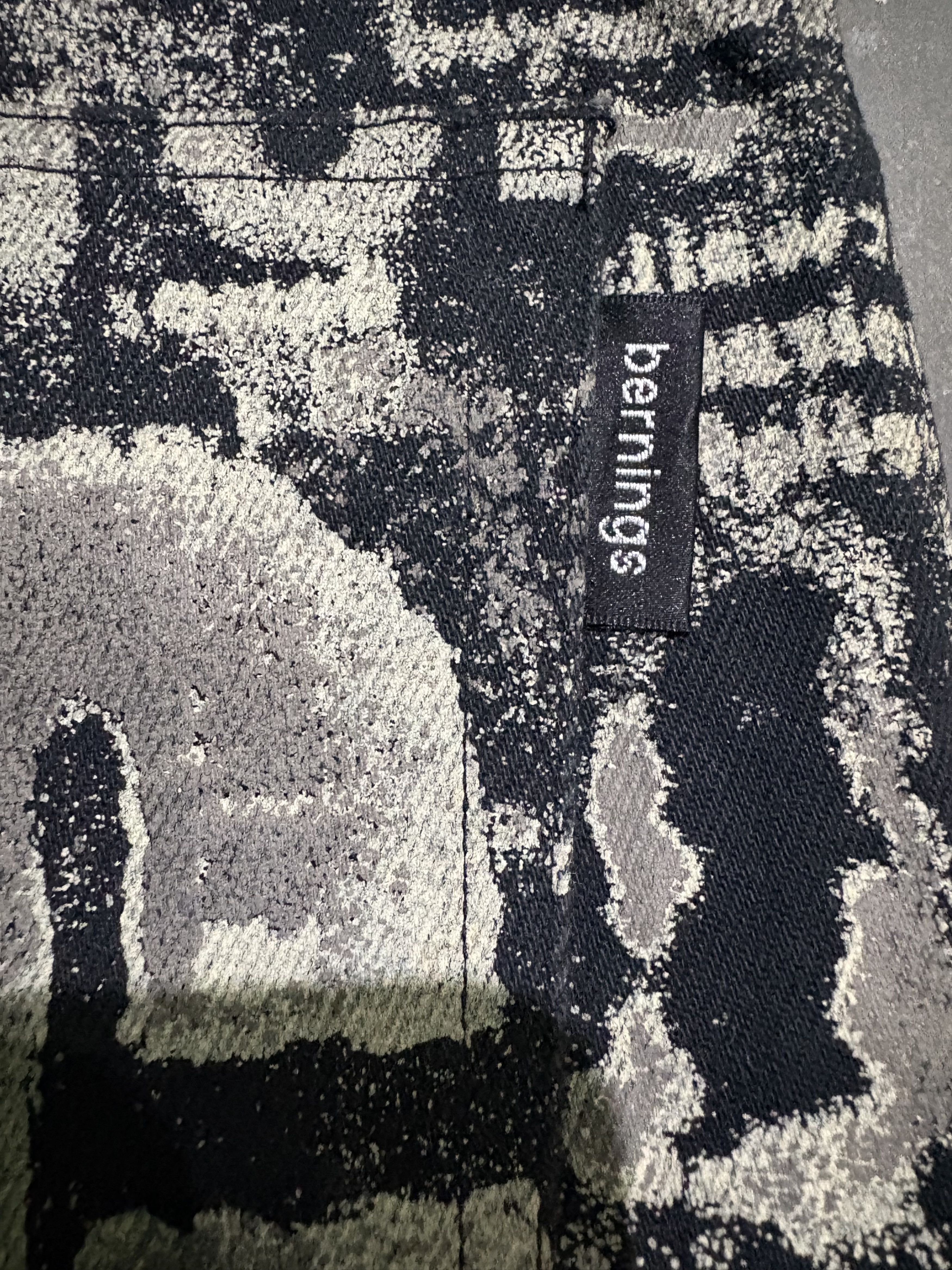 BERNINGS SHO BERNINGS SHO FULL PRINT DENIM PANTS Size US 30 / EU 46 - 5 Thumbnail