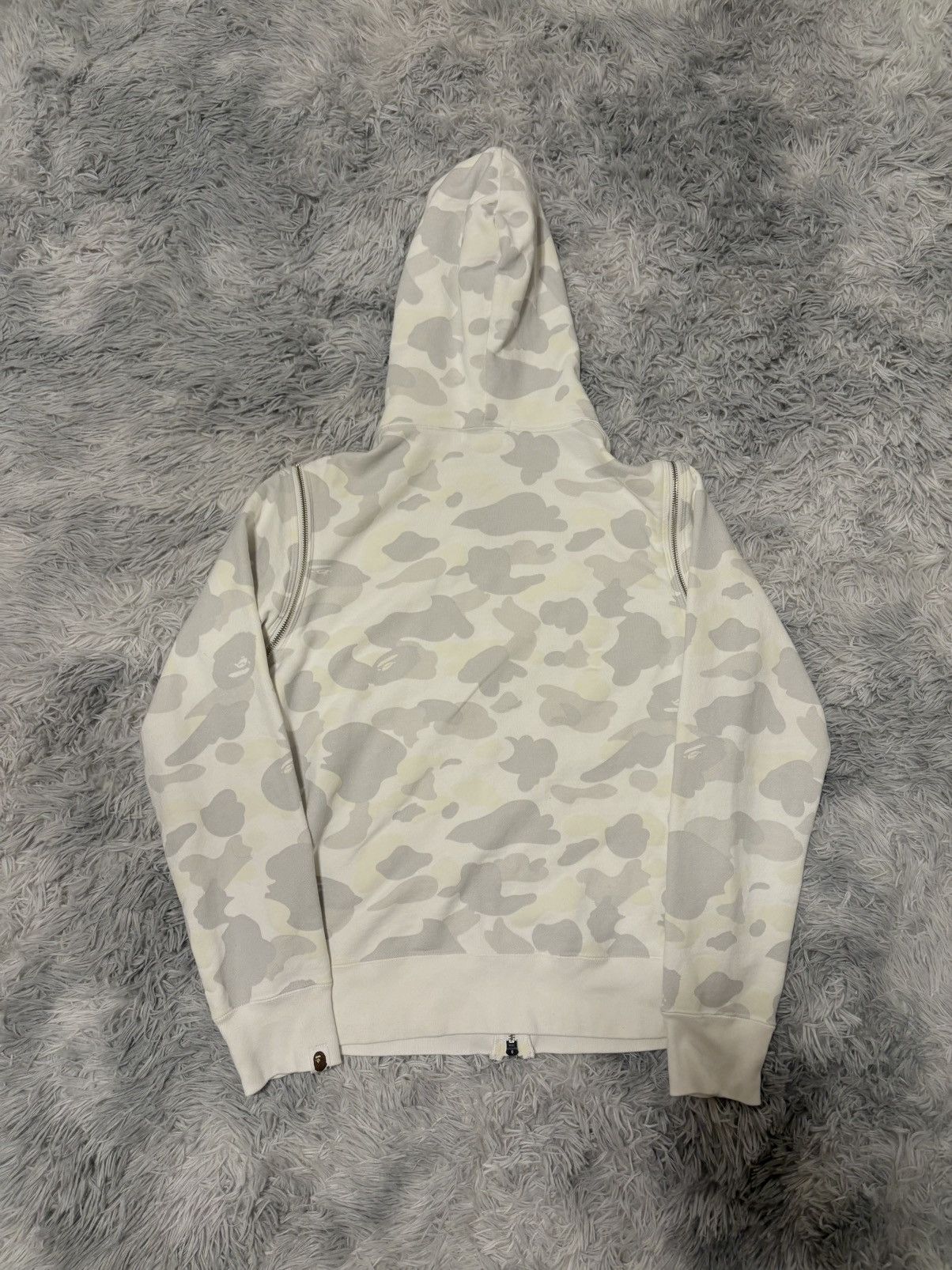Bape bape camo white hoodie Size US M / EU 48-50 / 2 - 2 Thumbnail
