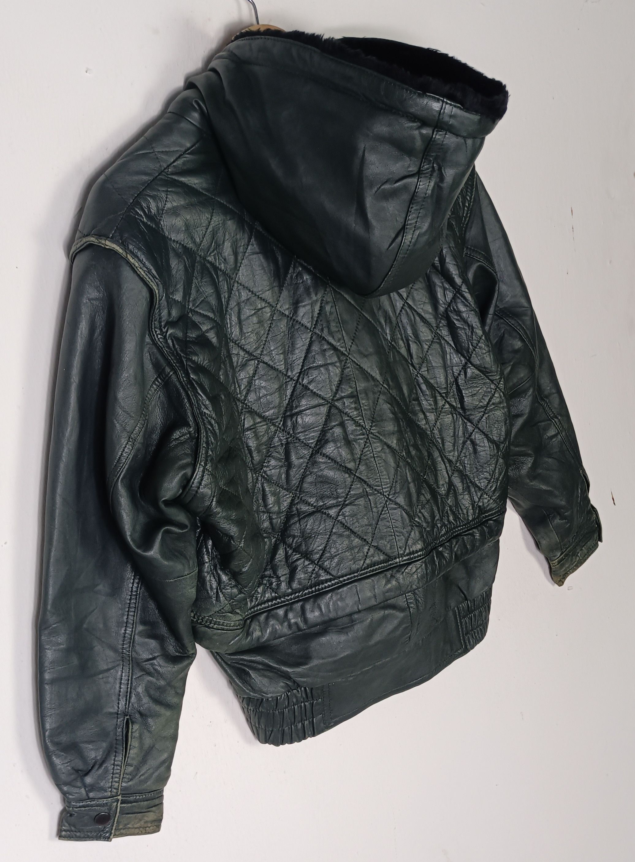 Japanese Brand Vintage🔥 City Gang Kaye Webb Leather Jacket Size US L / EU 52-54 / 3 - 9 Thumbnail