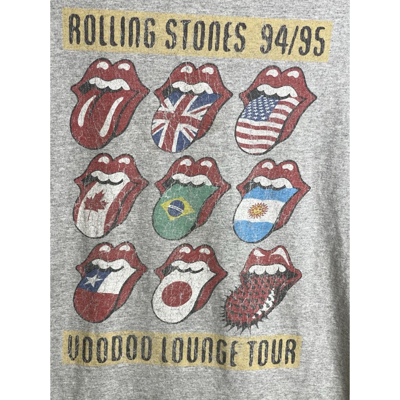 VINTAGE 2009 Rolling Stones Voodoo Lounge 94/95 Tour T-Shirt Mens 