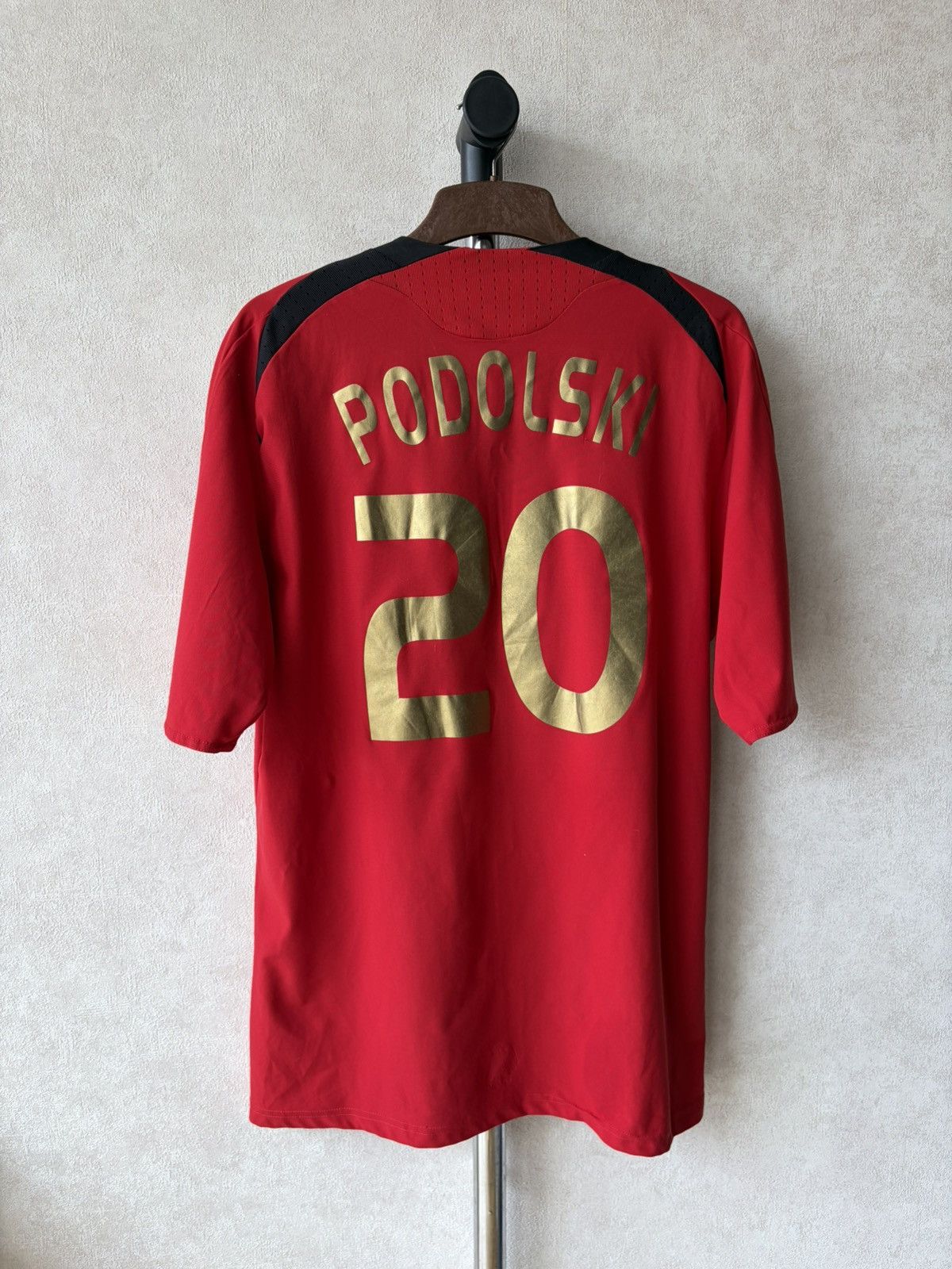 Adidas Germany 2008/2009 Podolski #20 Adidas Soccer Away Jersey Size US L / EU 52-54 / 3 - 2 Thumbnail