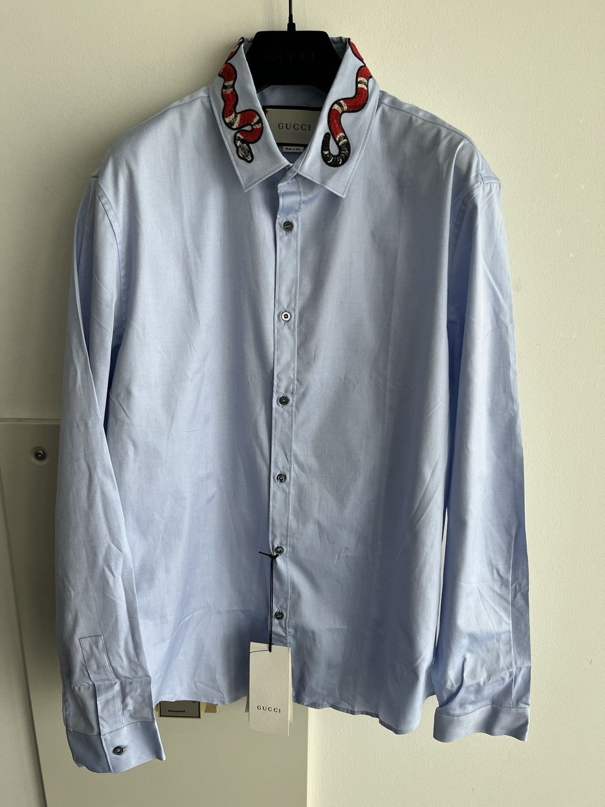 Gucci Gucci Runway 🐍 Embroidery Python Shirt Brand New Size US L / EU 52-54 / 3 - 9 Thumbnail